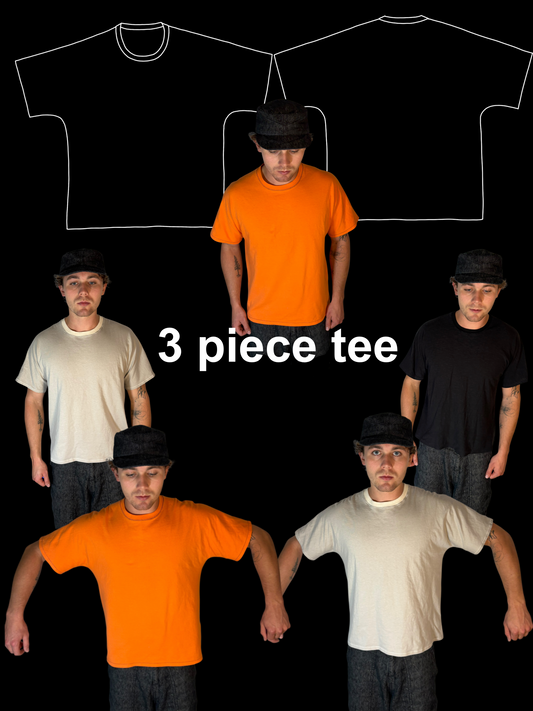 3 piece tee pattern