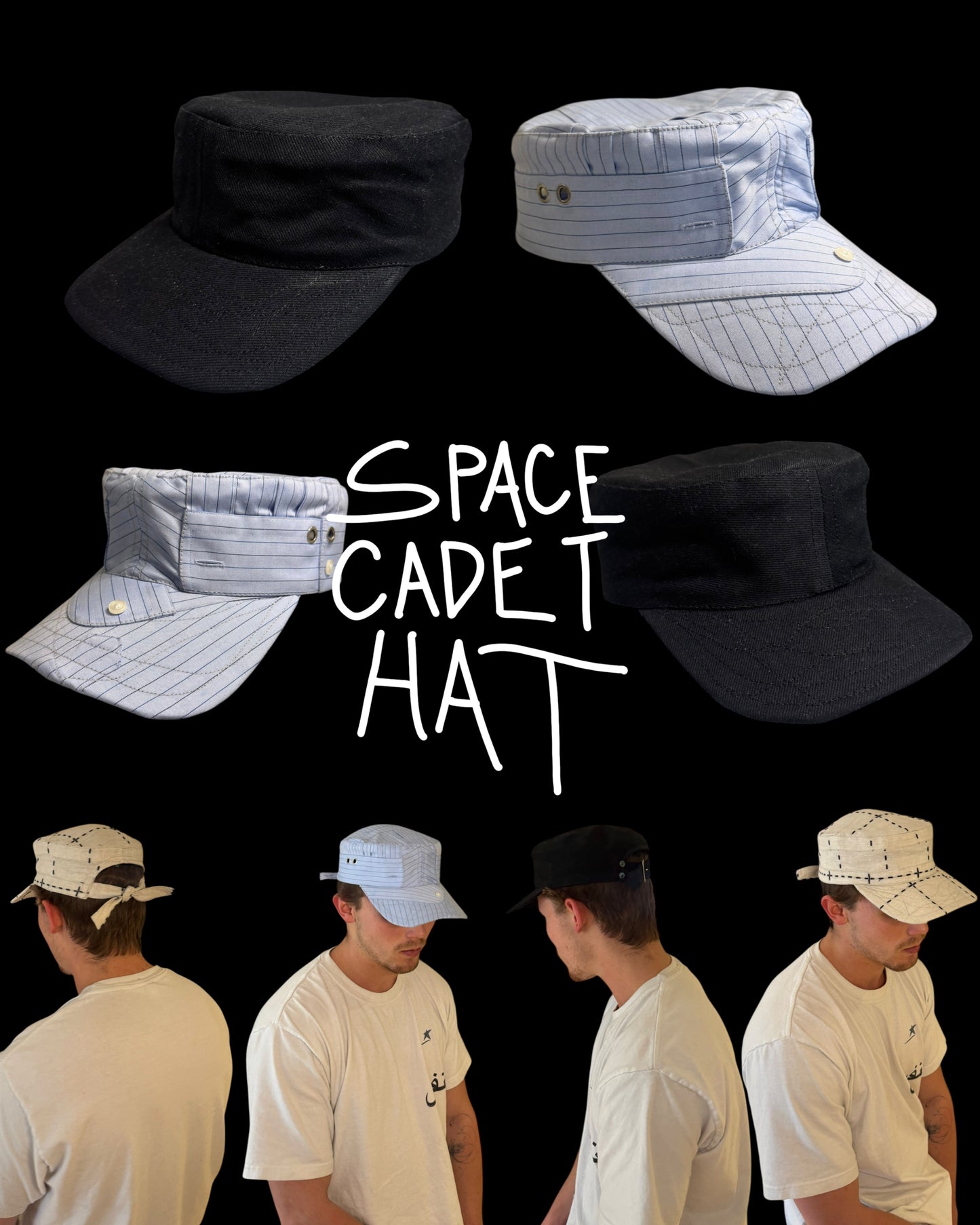 SPACE CADET HAT PATTERN