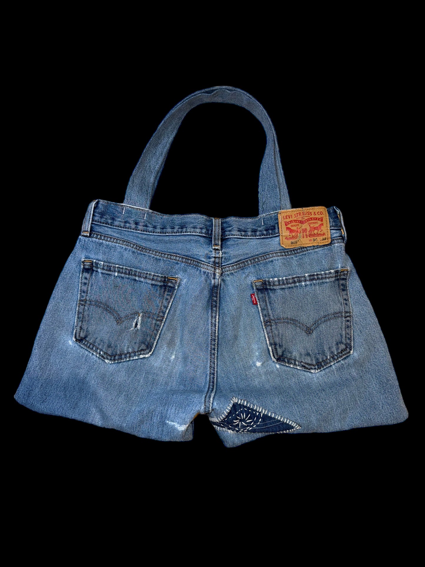 LEVIS JORT TOTE w SASHIKO