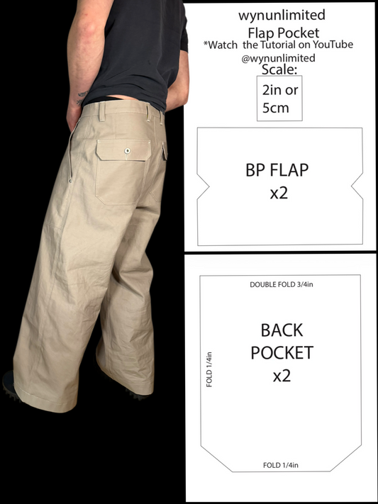 FLAP POCKET PATTERN