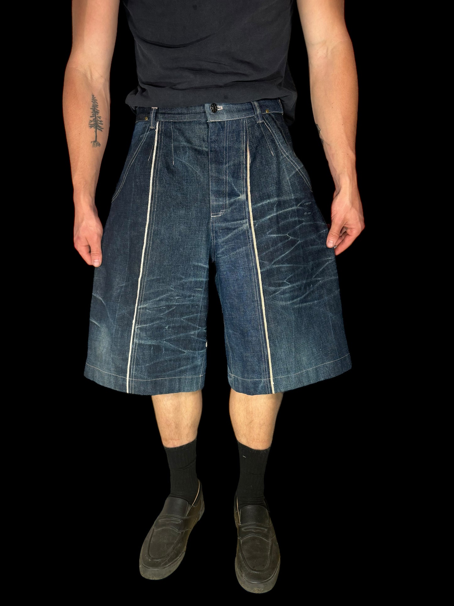 JAPANESE SELVEDGE JORT SHORTZ