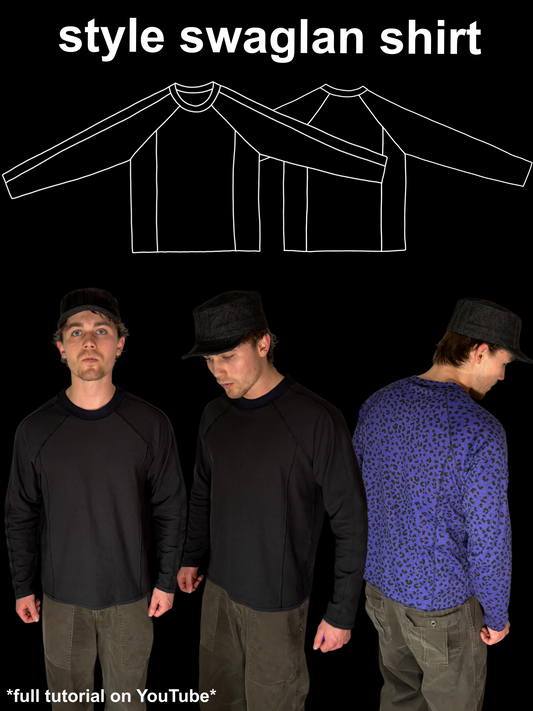 style swaglan shirt pattern