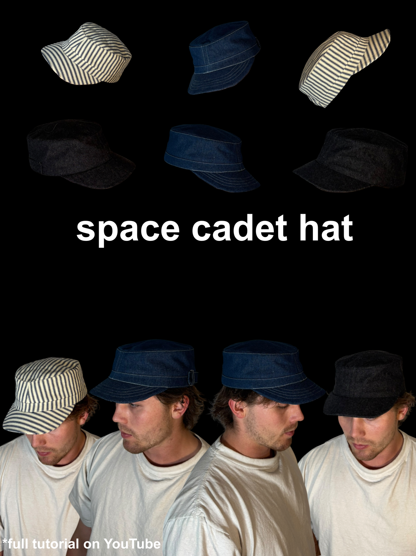 space cadet hat pattern